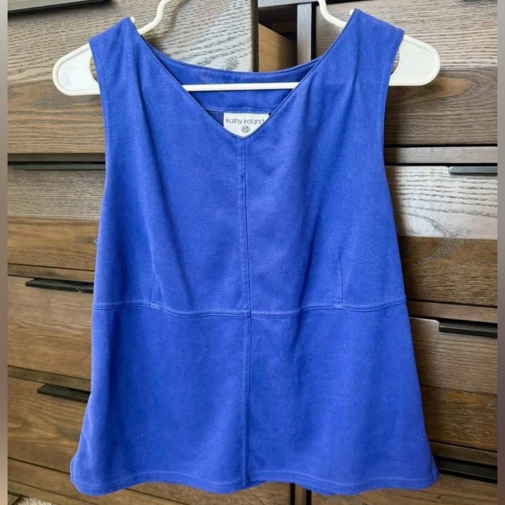 Kathy Ireland Royal Blue Tank Top